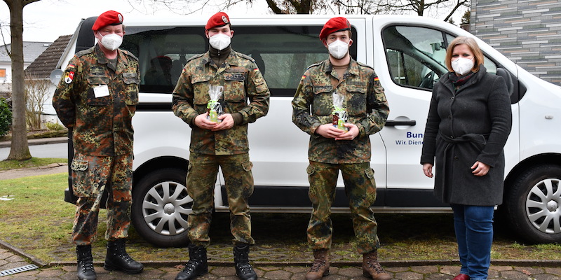 Dank an Bundeswehrsoldaten für Einsatz im Silberborner Seniorenheim